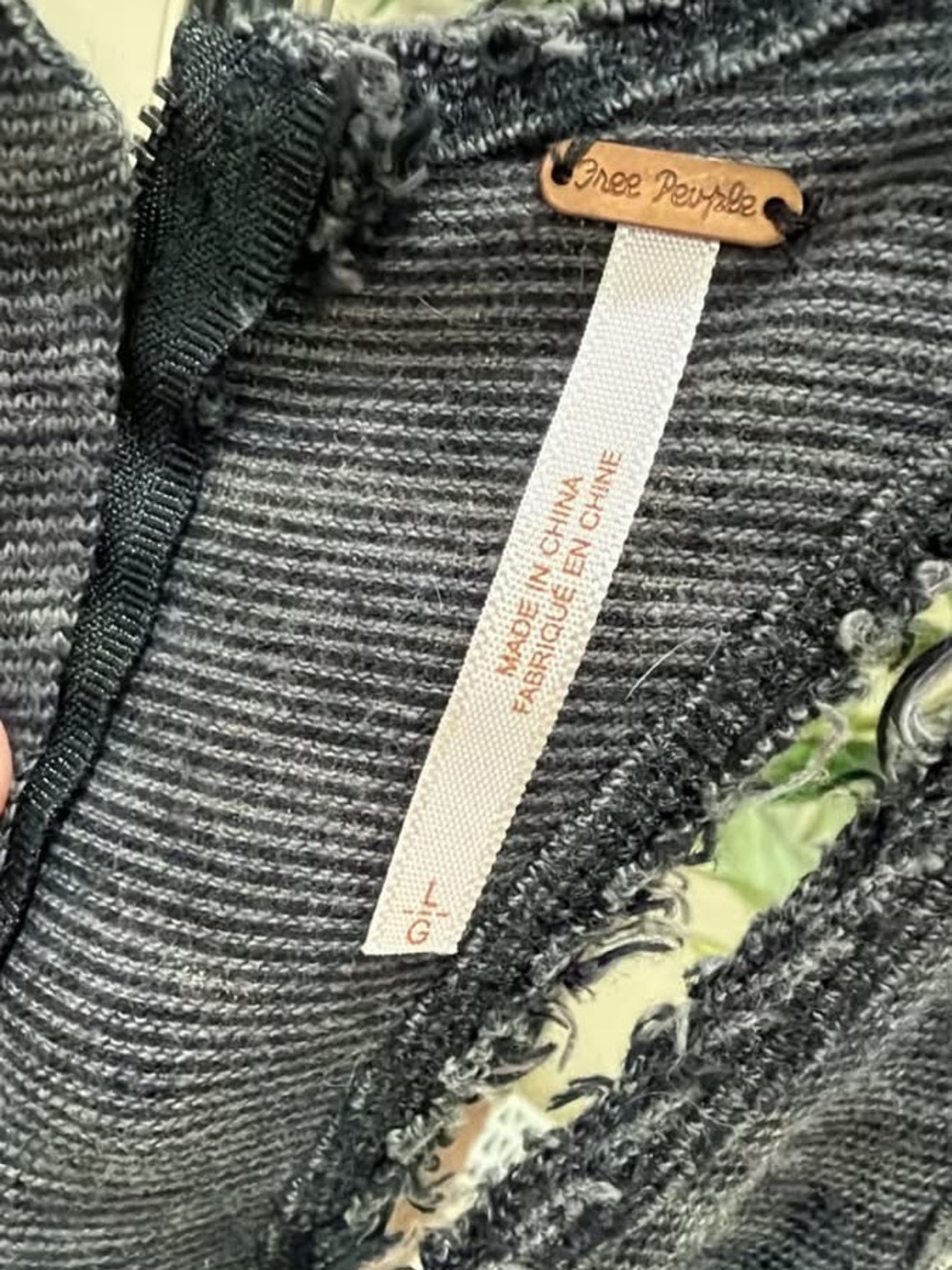 Free People Black Washed Racerback Tank - Picture 2 of 3